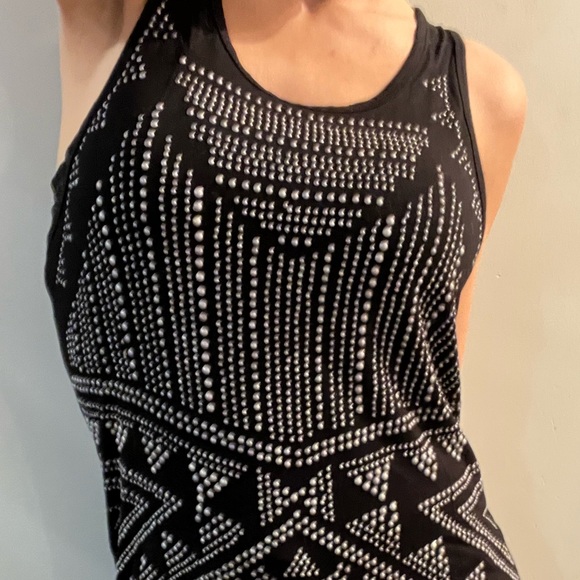 Dynamite black studded tank top XS - Picture 3 of 14